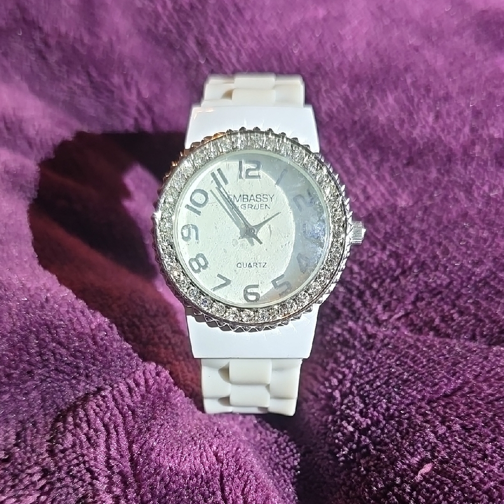 White Cuff/Clamp Watch